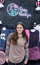 Load image into Gallery viewer, Heimish Contrast Print Long Sleeve Top
