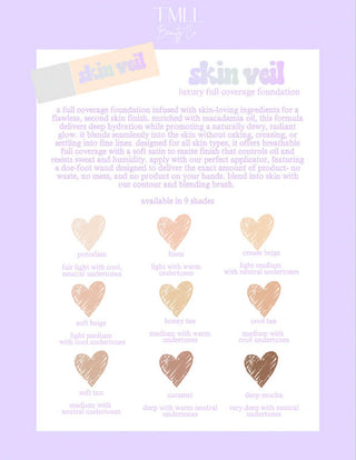 Skin Veil Luxury Full Coverage Foundation - Caramel