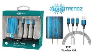 Tech Trendz Quick Charging All In One Set - Red Plaid