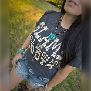 Festivitees - Blame It All On My Roots Soft Graphic Tee