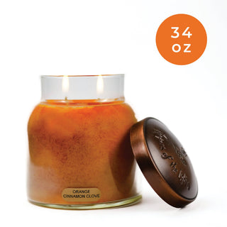 A Cheerful Giver - KOTL Papa Candle (34oz.) – Orange Cinnamon Clove