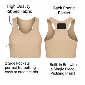 Lyra All Purpose Pocket Brami | Solid Collection | JadyK