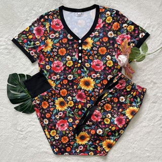 Shirley & Stone - Autumn Floral Night Dress