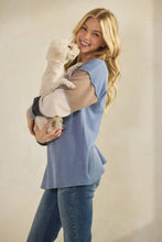 Load image into Gallery viewer, HEIMISH - LONG SLEEVE URBAN RIB COLOR BLOCK TOP
