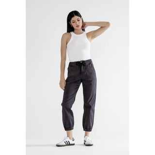 Mica High Rise Jogger Crop - Charcoal Grey