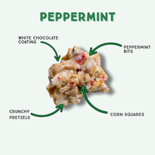 Load image into Gallery viewer, Chunk Nibbles - Holiday Peppermint Chunk Nibbles 4.25oz Pouch
