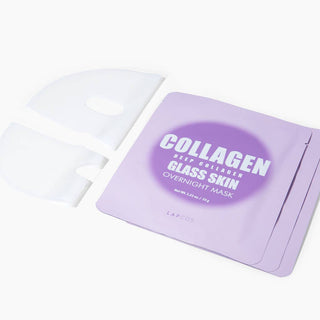 LAPCOS - Deep Collagen Glass Skin Overnight Mask 4-Pack Box