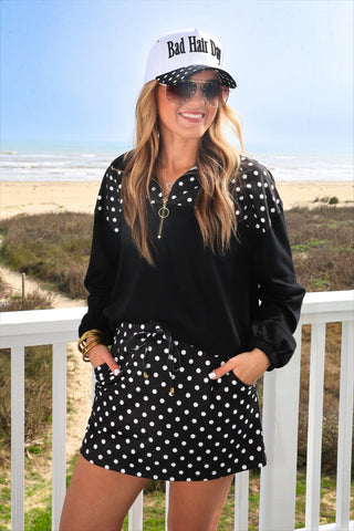 Jess Lea - After Dark Polka Dot Skort