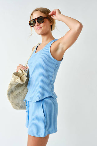 Mono B - Softcore Ribbed Lounge Tank Top