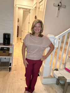 Charlotte Avery Relaxed Short Sleeve Top