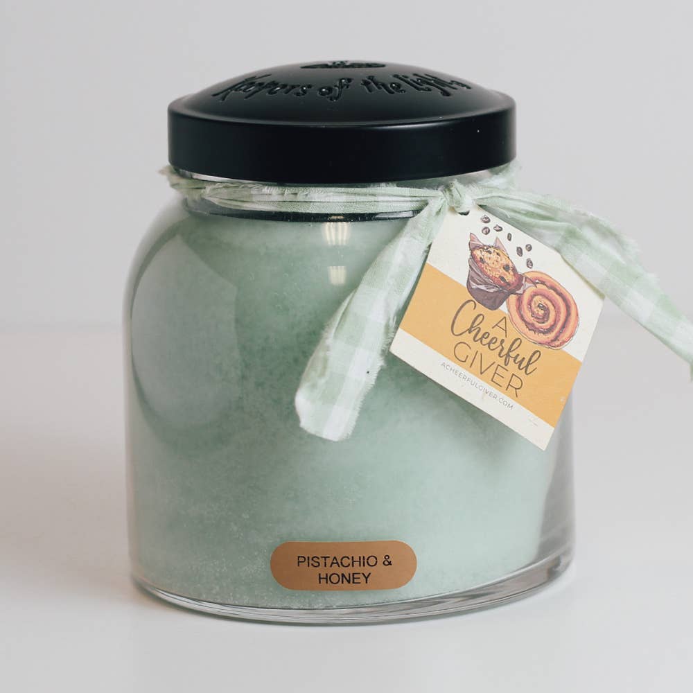 A Cheerful Giver - KOTL Papa Candle (34oz.) – Pistachio & Honey