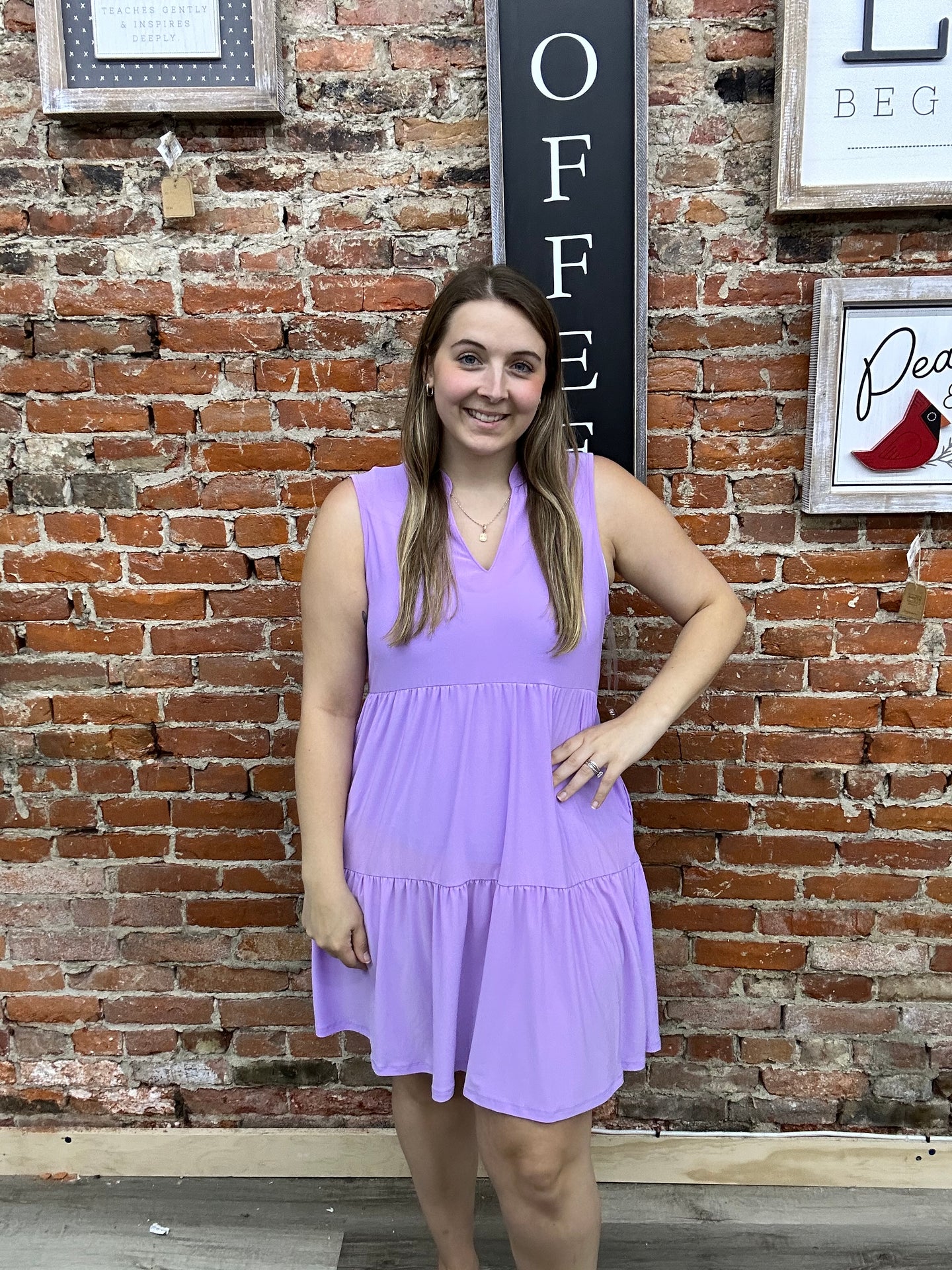 Dear Scarlett Dress Lilac 3 Tier SD-LIZ3TDRESS