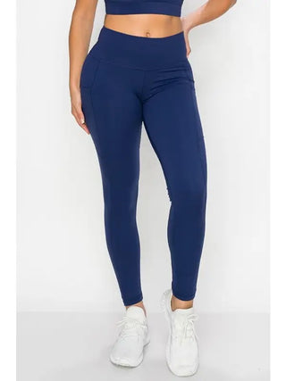 Yelete - Butter Soft Skinny Leggings with Pockets