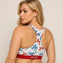 Load image into Gallery viewer, Jady K Arya Bra Fourth Of July Print
