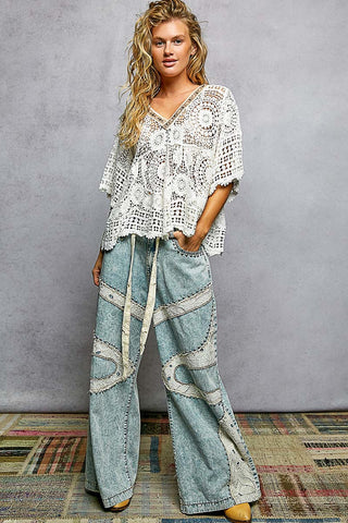 POL Crochet Lace Boho Top – Effortless, Airy & Eye-Catching
