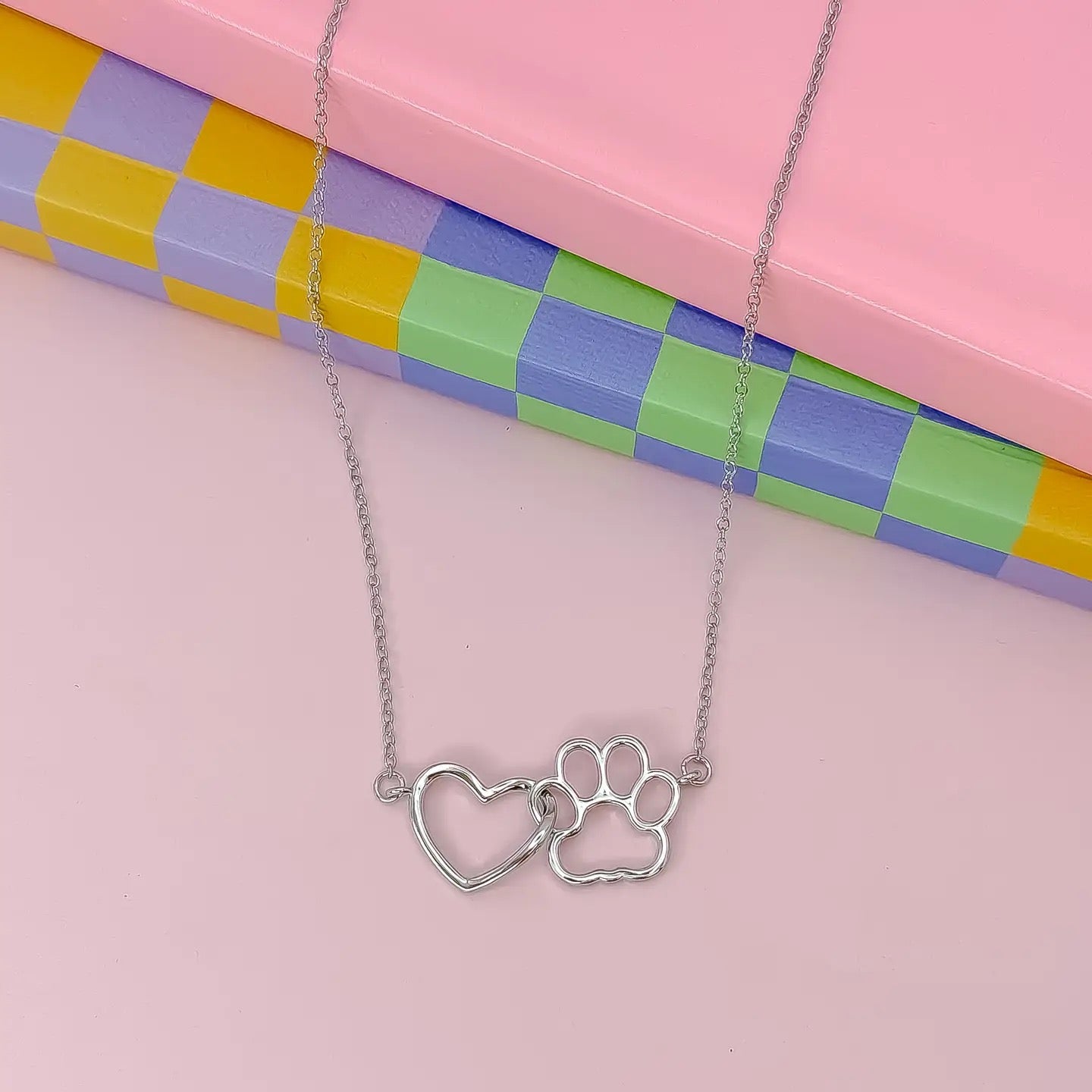 Treasure Jewels Loyal Heart Silver & Gold Necklace