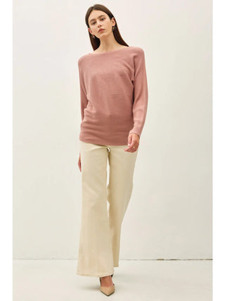 Be Cool The Shelby Sweater - Dusty Rose