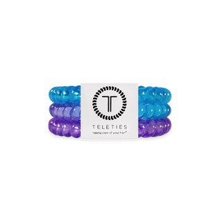TELETIES - Spiral Hair Coils | Small | Miami Vice