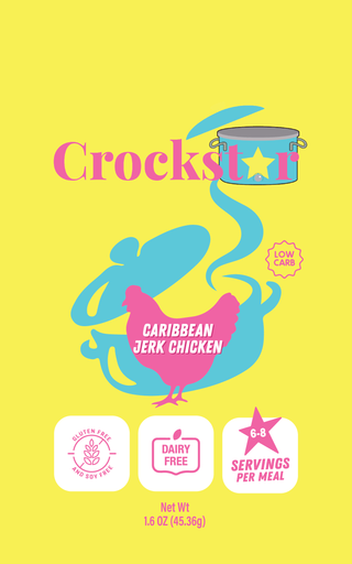 Crockstar Dinner Club - Caribbean Jerk Chicken