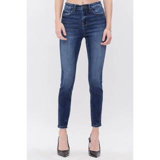 Mica Denim High Rise Ankle Skinny Jeans – Dark Wash