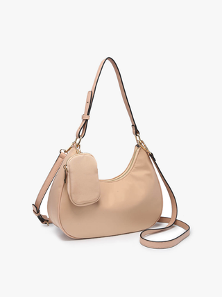 Jen & Co. - Jada Nylon Shoulder Bag w/ Coin Pouch