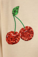 Load image into Gallery viewer, April26 Array - Tropical Fruit Sequin Patch Top
