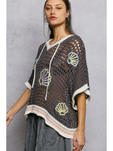 Load image into Gallery viewer, April26 Array - POL - V-Neck Shell Embroidered Sweater
