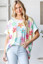 Load image into Gallery viewer, HEIMISH - SHORT SLEEVE FLORAL PRINT TOP
