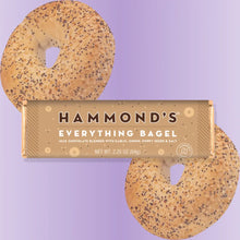 Load image into Gallery viewer, Hammond&#39;s Candies - Candy Bar - Milk Chocolate - Everything Bagel - 2.25 oz
