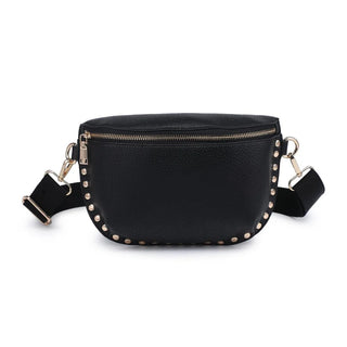 36248ML Studded Fanny Pack/Sling Bag - Black
