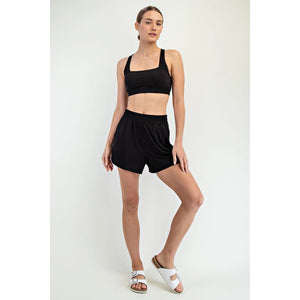 Rae Mode Viscose Modal Tulip Shorts