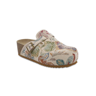 MIA Shoes Quest Beige Tapestry Floral Clog