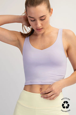 Rae Mode Sports Bra - Lavender Fog