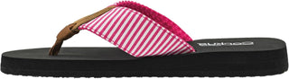 Corkys Summer Break Flip Flop - Red/White Stripe