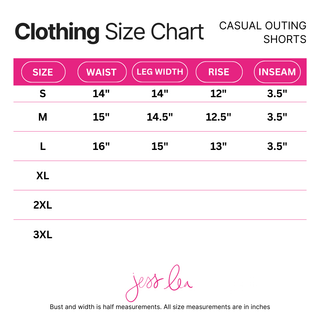 Jess Lea - Casual Outing Shorts, Blue