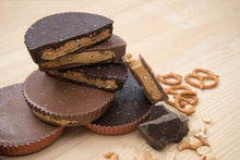 Load image into Gallery viewer, CB Stuffer - Dark Chocolate Salted Pretzel Peanut Butter Cup
