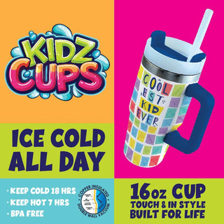 Insulated 16 oz Kids Cup Print Assortment