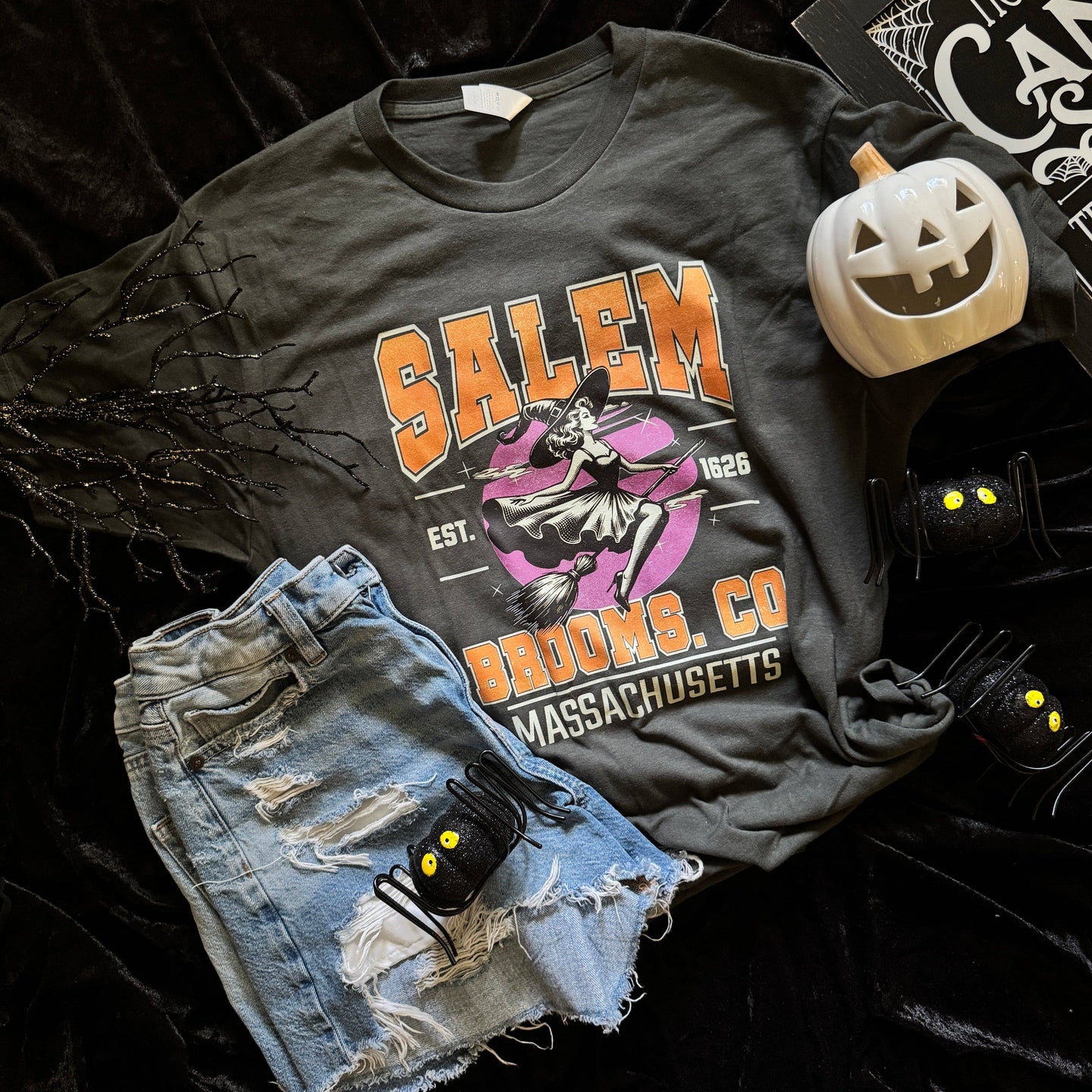 Festivitees - Salem Brooms Soft Graphic Tee