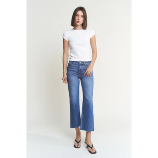 MICA High Rise Wide Leg Jeans – Polynesian Blue | Tummy Tuck Boutique Denim