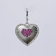 Load image into Gallery viewer, Treasure Jewels Ruby Love Charm Silver &amp; Gold
