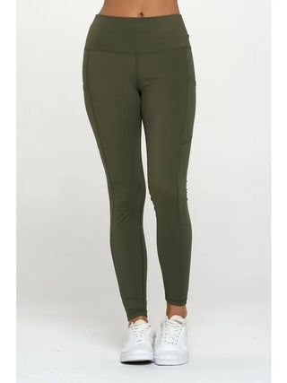 Yelete - Butter Soft Skinny Leggings with Pockets