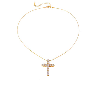 Lauren Kenzie - Beth Diamond Cross Necklace
