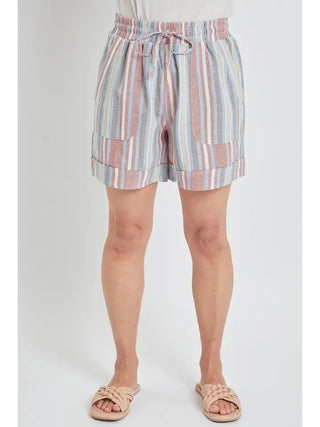 YMI - Pull-On Cuffed Shorts - Lifestyle Collection