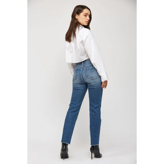 Mica Denim Super High Rise Straight Leg Jeans – Classic Wash