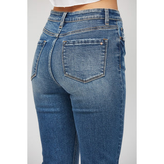 Mica Denim Super High Rise Straight Leg Jeans – Classic Wash