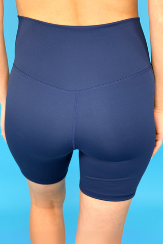 Jess Lea - Solid Navy Biker Shorts
