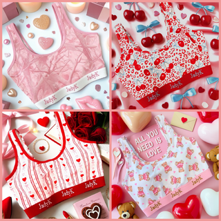 JadyK - Arya Bralette Valentine Print Collection | JadyK