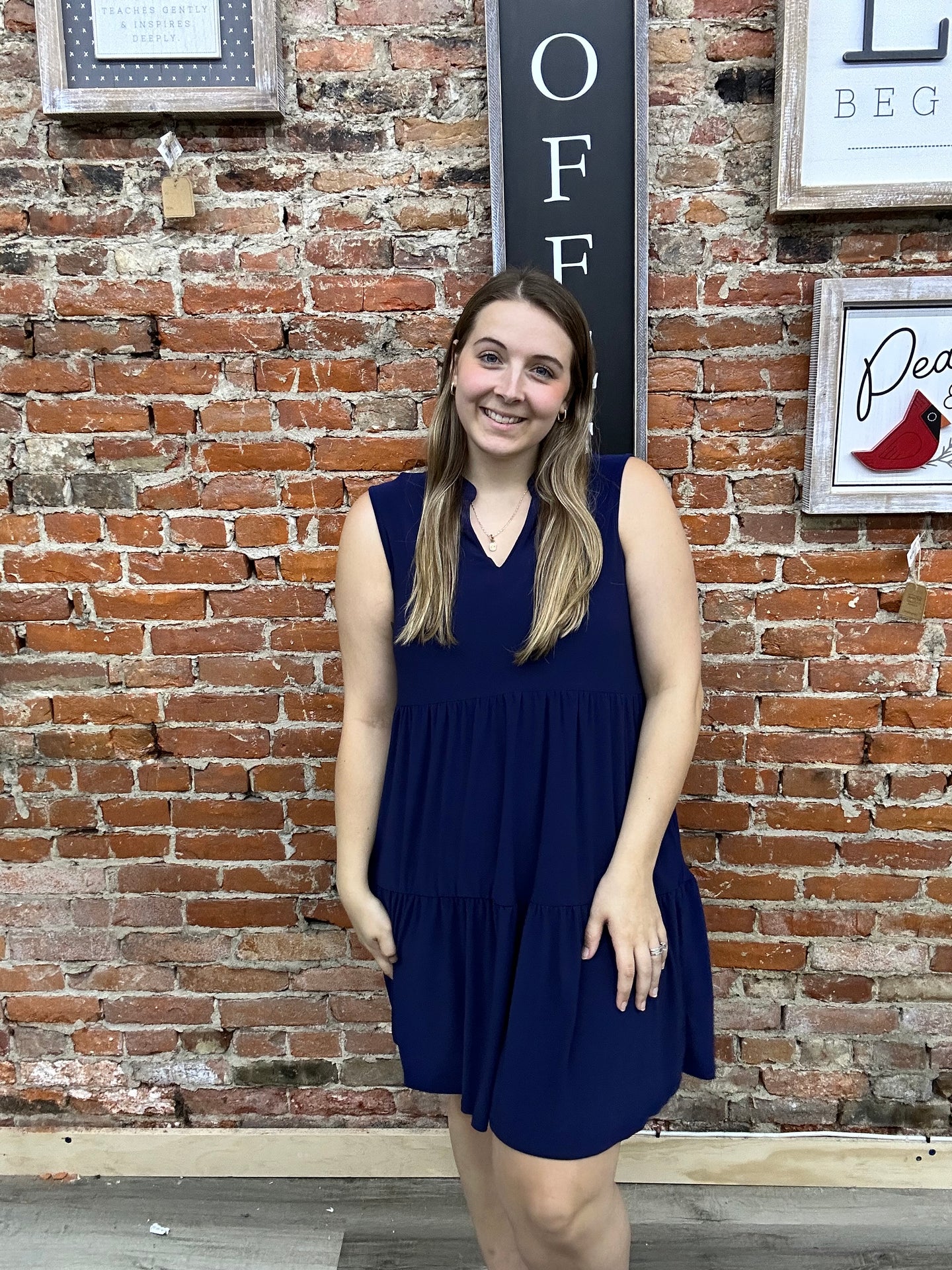 Dear Scarlett Dress Navy SD-LIZ3TDRESS