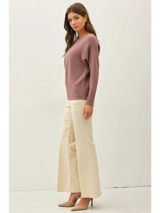 Be Cool The Shelby Sweater - Heather Brown/HBrown