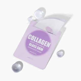 LAPCOS - Deep Collagen Glass Skin Overnight Mask 4-Pack Box
